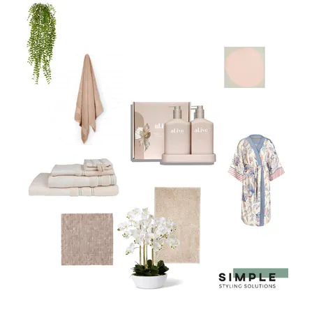 Bathroom Flatlay Interior Design Mood Board by Simplestyling on Style Sourcebook