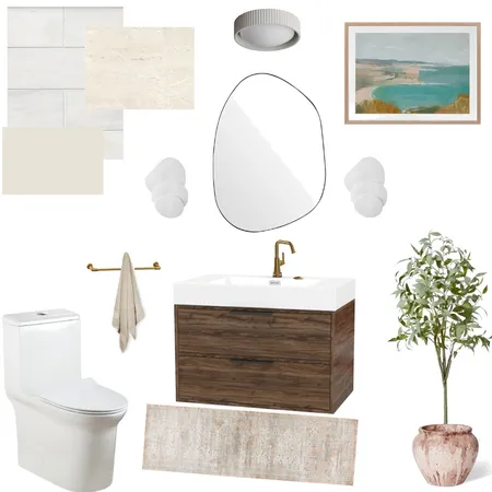 Module 9 Assignment: Watercloset Interior Design Mood Board by soniap16 on Style Sourcebook