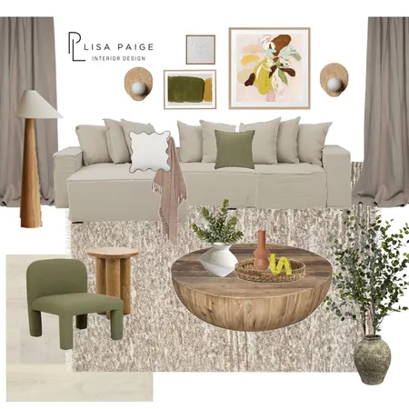 Native Living Room Interior Design Mood Board by Lisa Paige Design on Style Sourcebook