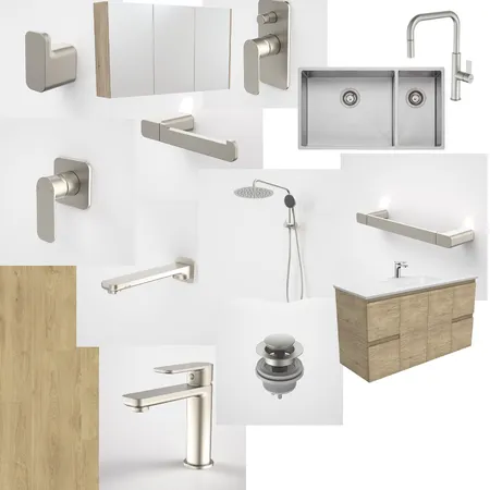 luna brushed nickel Interior Design Mood Board by jsiebenhausen@gmail.com on Style Sourcebook