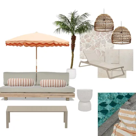 By the pool Interior Design Mood Board by InteriorsByGrace on Style Sourcebook
