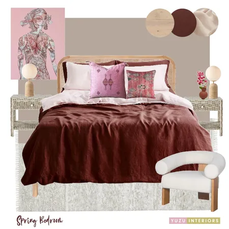 Spring Bedroom Interior Design Mood Board by Yuzu Interiors on Style Sourcebook