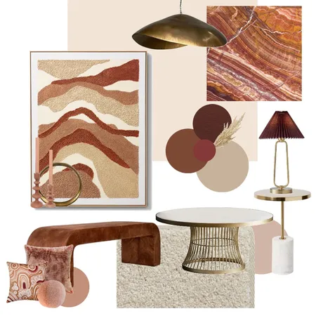 Maroon and Gold Opulence Interior Design Mood Board by Ayesha on Style Sourcebook