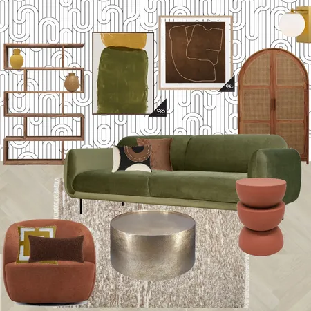 Mid Century Outback 2 Interior Design Mood Board by E_M_DesignStudio on Style Sourcebook