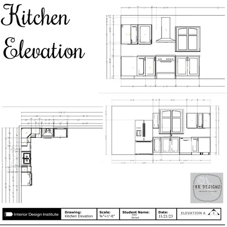 ‘Kitchen elevation Interior Design Mood Board by alana2324 on Style Sourcebook