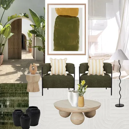 Green & Gold Interior Design Mood Board by Sage & Cove on Style Sourcebook
