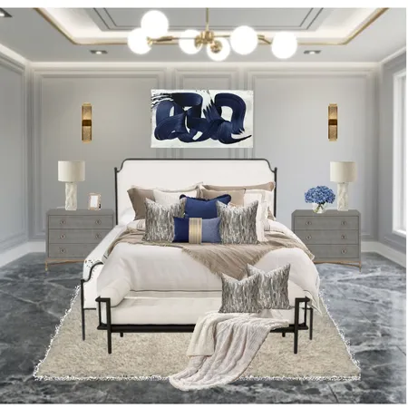 chambre Hampton style Interior Design Mood Board by mimi on Style Sourcebook