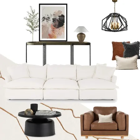 mood board living room orange Interior Design Mood Board by laurabpasini on Style Sourcebook