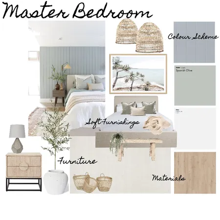 Master Bedroom Interior Design Mood Board by juliettebea on Style Sourcebook