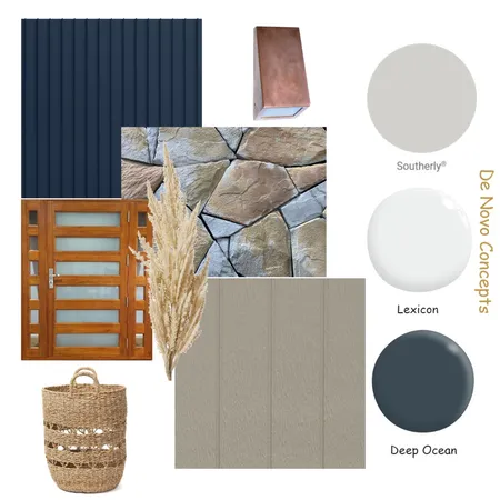 coastal mood Interior Design Mood Board by De Novo Concepts on Style Sourcebook