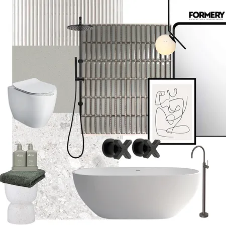 Bathroom Interior Design Mood Board by Formery | Architect & Interior Designer Melbourne on Style Sourcebook