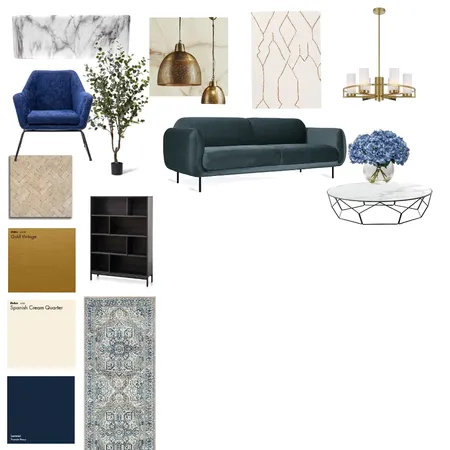 Plot 2 Upstairs blue Interior Design Mood Board by Cookswood Abode on Style Sourcebook