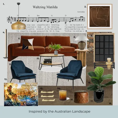 Inspired by the Australian Landscape Interior Design Mood Board by Silvana on Style Sourcebook