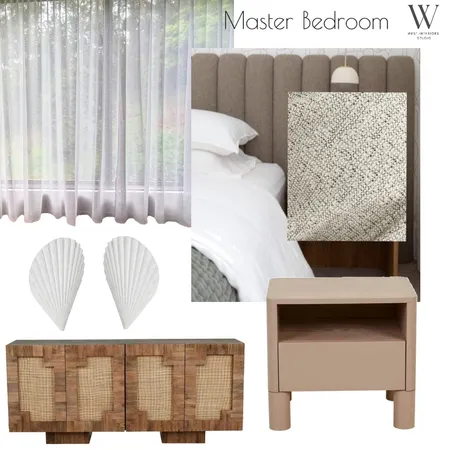 Cottesloe Master Bedroom Interior Design Mood Board by WEST. Interiors Studio on Style Sourcebook