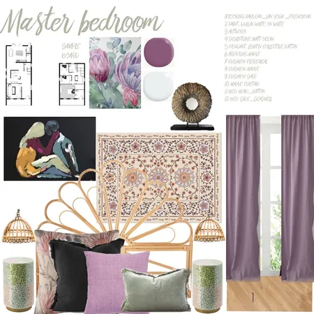 Master Bedroom Sample Board_12_011223_dopo tip wendi non mi ha risposto_ Interior Design Mood Board by manu' on Style Sourcebook