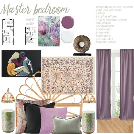 Master Bedroom Sample Board_13_011223_dopo tip wendi non mi ha risposto_ Interior Design Mood Board by manu' on Style Sourcebook