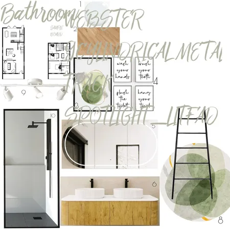 REV.6_Bathroom Sample board_ Interior Design Mood Board by manu' on Style Sourcebook