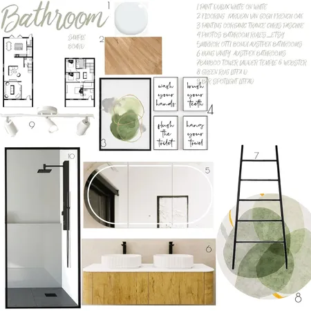 REV.7_Bathroom Sample board_ Interior Design Mood Board by manu' on Style Sourcebook