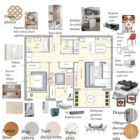 RASPORED NAMESTAJA diplomski rad Interior Design Mood Board by Katarina Abramovic on Style Sourcebook