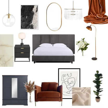 Plot 2 Bedroom Interior Design Mood Board by Cookswood Abode on Style Sourcebook