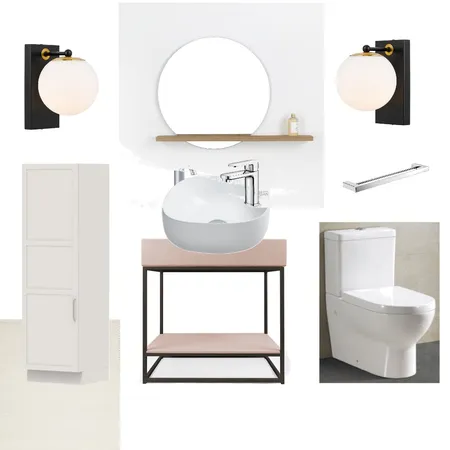 Love Shack Guest Bath Interior Design Mood Board by Home Small Home by Kristiana Spaulding on Style Sourcebook