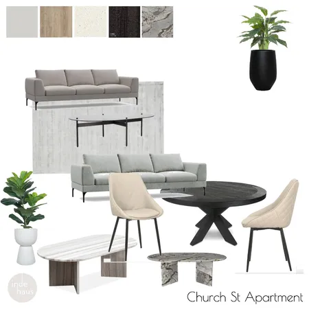 Church St Apartment - Beige Interior Design Mood Board by indi haus on Style Sourcebook