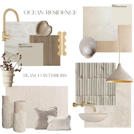 Ocean Residence Interior Design Mood Board by Blanco Interiors on Style Sourcebook