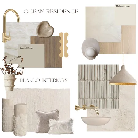 Ocean Residence Interior Design Mood Board by Blanco Interiors on Style Sourcebook