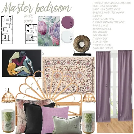 Master Bedroom Sample Board_14_061223_Pronat per inoltro Interior Design Mood Board by manu' on Style Sourcebook