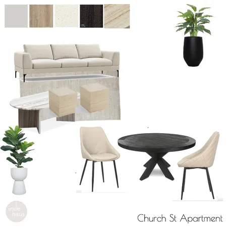 Church St Apartment - Beige Interior Design Mood Board by indi haus on Style Sourcebook