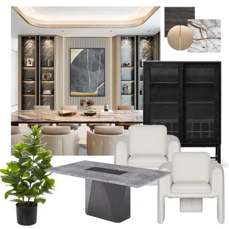 Moody dining room Interior Design Mood Board by celeste on Style Sourcebook