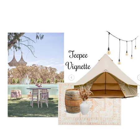 Wedding- Teepee Vignette Interior Design Mood Board by Cailin.f on Style Sourcebook