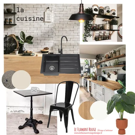 Cuisine Faten Interior Design Mood Board by Le Flamant Rouge Design d'intérieur on Style Sourcebook