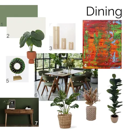 Dining Interior Design Mood Board by alinemartins on Style Sourcebook