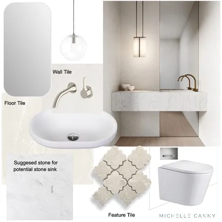 Powder Room - Lee Interior Design Mood Board by Michelle Canny Interiors on Style Sourcebook