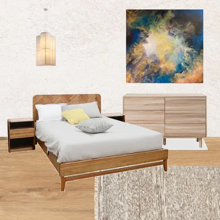 Bedroom - oak and white Interior Design Mood Board by Port Art on Style Sourcebook