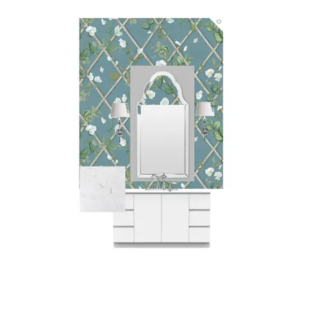 Powder room - Sweet pea smokey blue w Brigitte Interior Design Mood Board by Carolynh025@gmail.com on Style Sourcebook