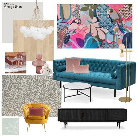 Fun living area Interior Design Mood Board by Elysian Interiors on Style Sourcebook