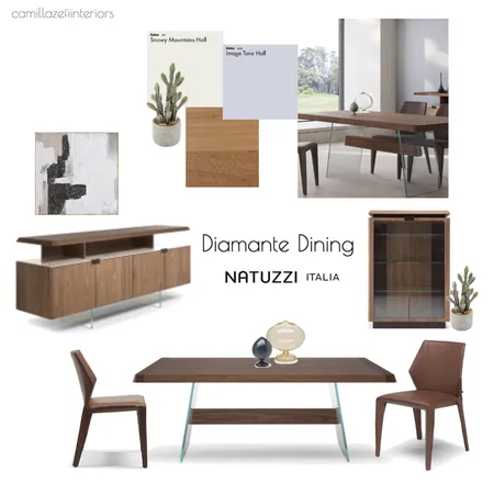 NATUZZI OPTION 2 DINING Interior Design Mood Board by Camilla Zefi Interiors on Style Sourcebook