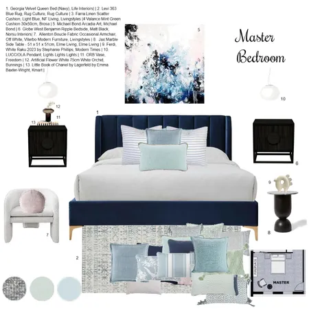 Bedroom final v2 draft Interior Design Mood Board by Efi Papasavva on Style Sourcebook