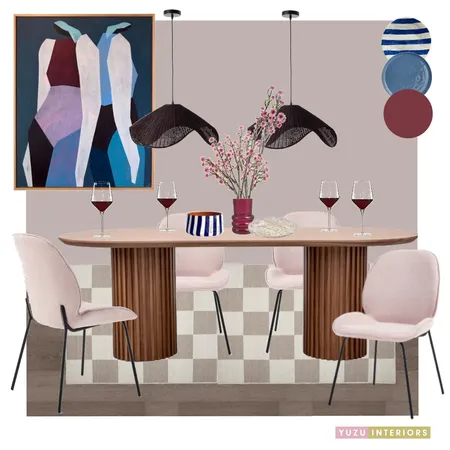 Vivid Dining Space Interior Design Mood Board by Yuzu Interiors on Style Sourcebook