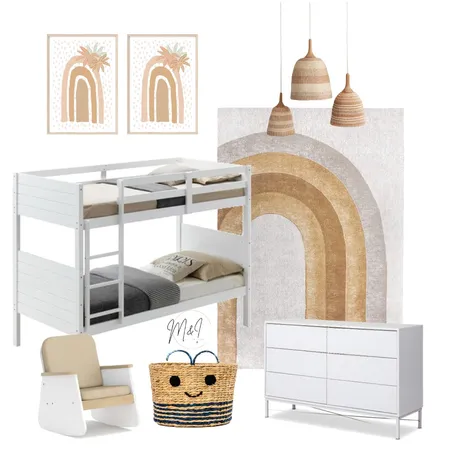 Kids Bedroom Interior Design Mood Board by M&I Interiors on Style Sourcebook