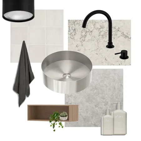 Monochrome Magic Interior Design Mood Board by ambertiles.com.au on Style Sourcebook