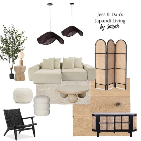 Jess & Dan’s Japandi Living Interior Design Mood Board by SarahKabbani on Style Sourcebook