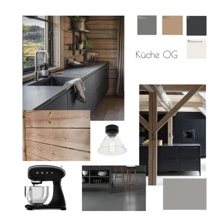 Küche schwarz Koni & Daniela Interior Design Mood Board by RiederBeatrice on Style Sourcebook