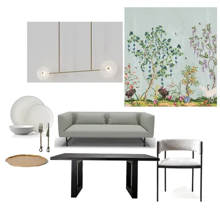 Module 9 Dining Room Interior Design Mood Board by Sonu on Style Sourcebook