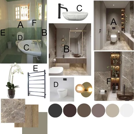 BATH Interior Design Mood Board by shahd_algosi on Style Sourcebook