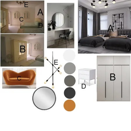 bedroom Interior Design Mood Board by shahd_algosi on Style Sourcebook