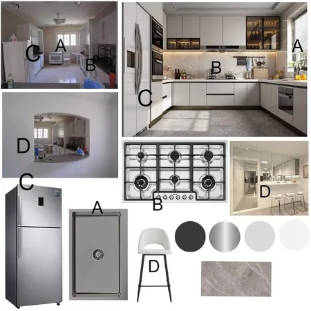 kitchen Interior Design Mood Board by shahd_algosi on Style Sourcebook