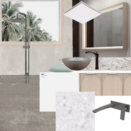 Bathroom colours #1 Interior Design Mood Board by Helcat on Style Sourcebook